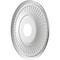 Ekena Millwork Berkshire PVC Medallion (Canopies up to 7"), 16"OD x 3 1/2"ID x 1"P, Metallic Weathered Steel CMP16BEDST - alternate 3